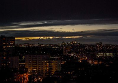 Montmartre et la Défense en début de nuit©JulienBarret