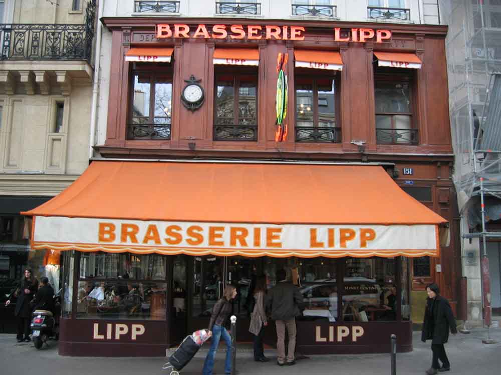 La devanture de la Brasserie Lipp ©Arnaud-25