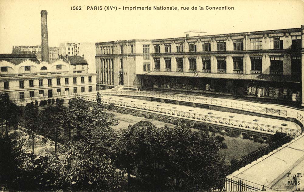 Imprimerie nationale façade sur paris15histoire.com
