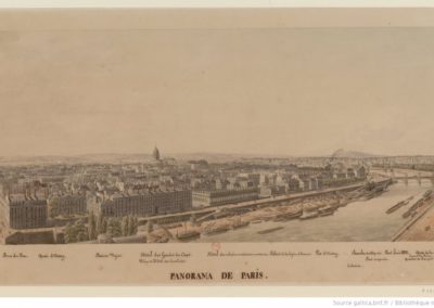 Panorama de Paris. N°3. [Du Pont Royal au Quai de la Conférence] - [dessin]