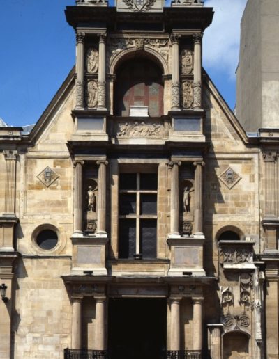 La façade de la chapelle © ENSBA Paris
