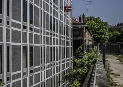 la petite ceinture du 15e, façade par J Barret