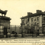 Vue sur l’entrée des abattoirs de Vaugirard vers 1910, coll. de la SHA XVe