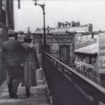 Image extraite du film Jenny de Marcel Carné en 1936, avec vue du Chateau Tremblant depuis le pont de la Petite Ceinture