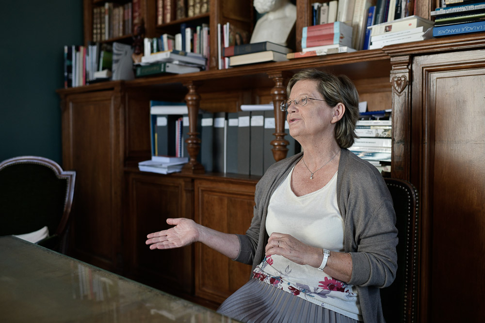 Élisabeth Taburet-Delahaye, directrice du Musee de Cluny - Photo Nicolas MARQUES