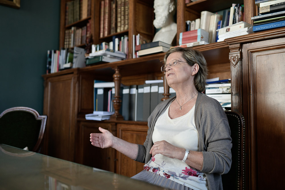 Élisabeth Taburet-Delahaye, directrice du Musee de Cluny - Photo Nicolas MARQUES