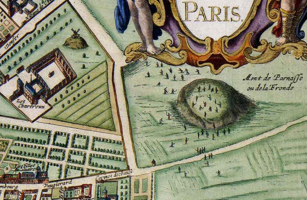Détails du plan Lutetia Parisiorum vulgo Paris [1682], de Jan Janssonius
