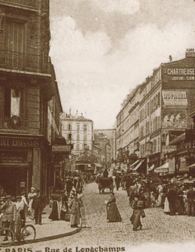 e au croisement de l'avenue Kléber vers 1910 @Parimagine