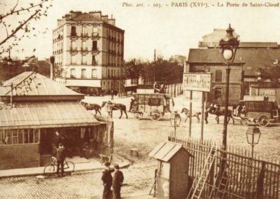 La porte de Saint-Cloud, du pavillon d’octroi aux fontaines de la Seine
