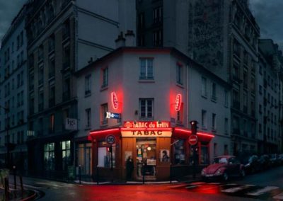 Tabac du Rhin Paris XIX Série Red Lights @Blaise Arnold
