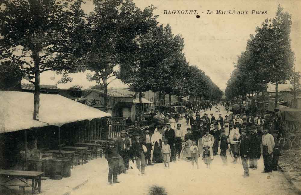 Bagnolet - Montreuil, le Marché aux Puces. Coll. JP Santarsiero