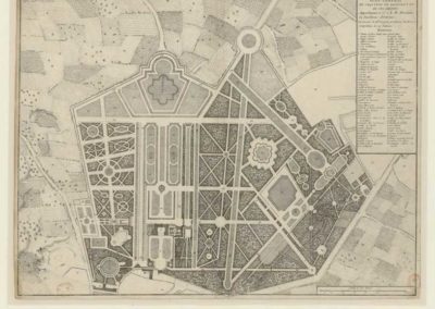 Plan général du Château de Bagnolet et de ses jardins @Gallica