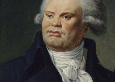 Portrait anonyme de Georges Danton, orateur et homme politique. Musée Carnavalet