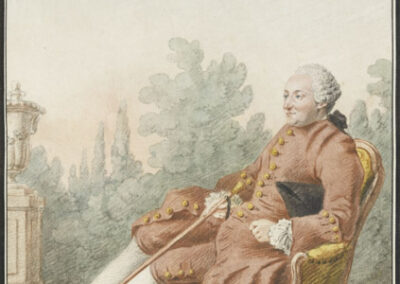Portrait du Baron d'Holbach par Louis Carmontelle, Musée de Condé, Wikimedia Commons