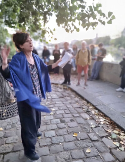 Maya Slam lors de la 1ère édition de La Scène est sur la Seine @Phil Thievenaz