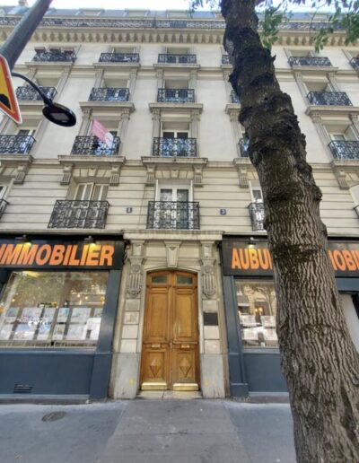 La façade du 3 rue Ordener, où s'installa la famille de Paul Eluard à partir de 1912 @J.Barret