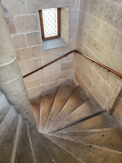 La grande vis de l'escalier de la tour Jean-Sans-Peur @J.Barret