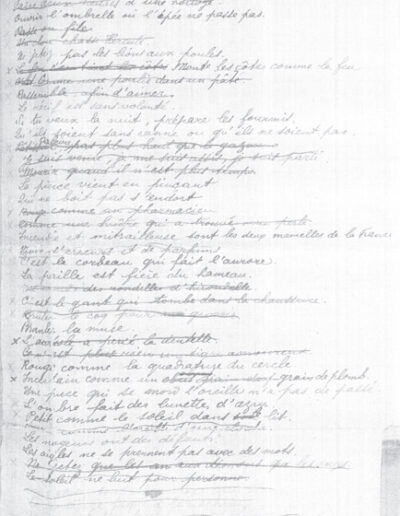Manuscrit de 152 poèmes mis au gout du jour d'Eluard et Péret conservé au musée d'art et d'histoire Paul Eluard