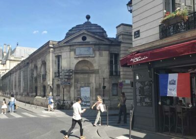 Croisement entre la rue des Archives et la rue des Francs-Bourgeois en septembre 2023 @J.Barret