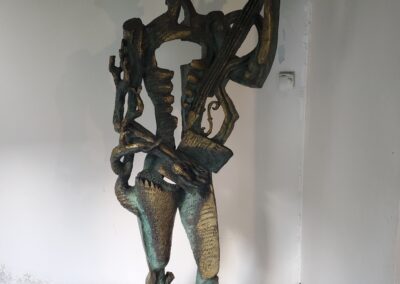 Le Poète, sculpture en bronze d'Ossip Zadkine,1954 @J.Barret